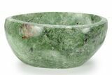 Polished Chrysoprase Bowl - Madagascar #245778-1